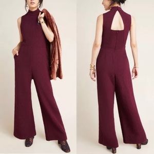 Anthropologie Eva Franco Charley MockNeck Jumpsuit